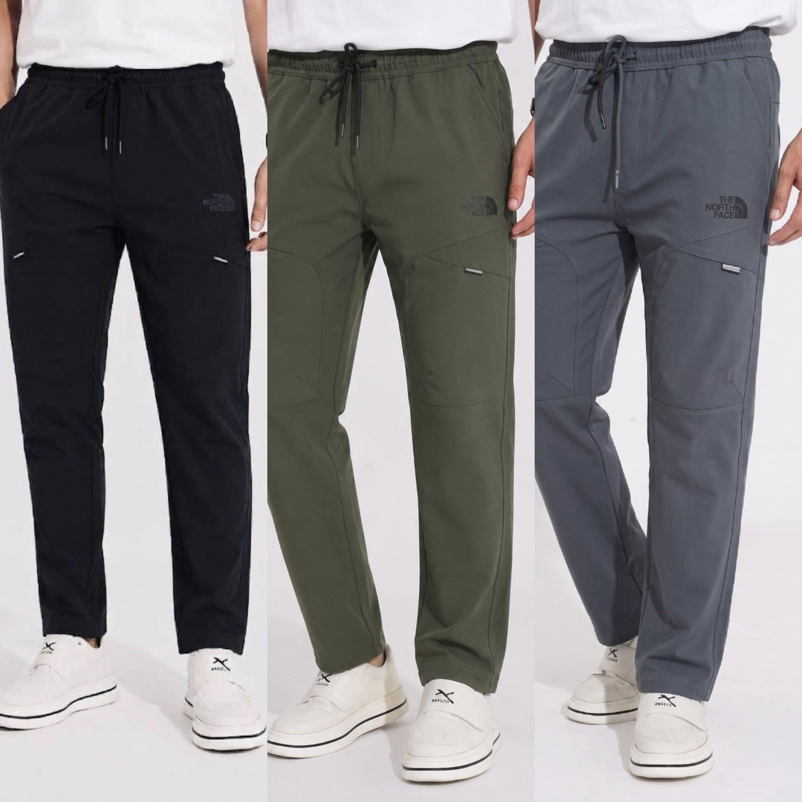 Combo×3The North Face Trousers (Black+Olive+Ash) - Image 1