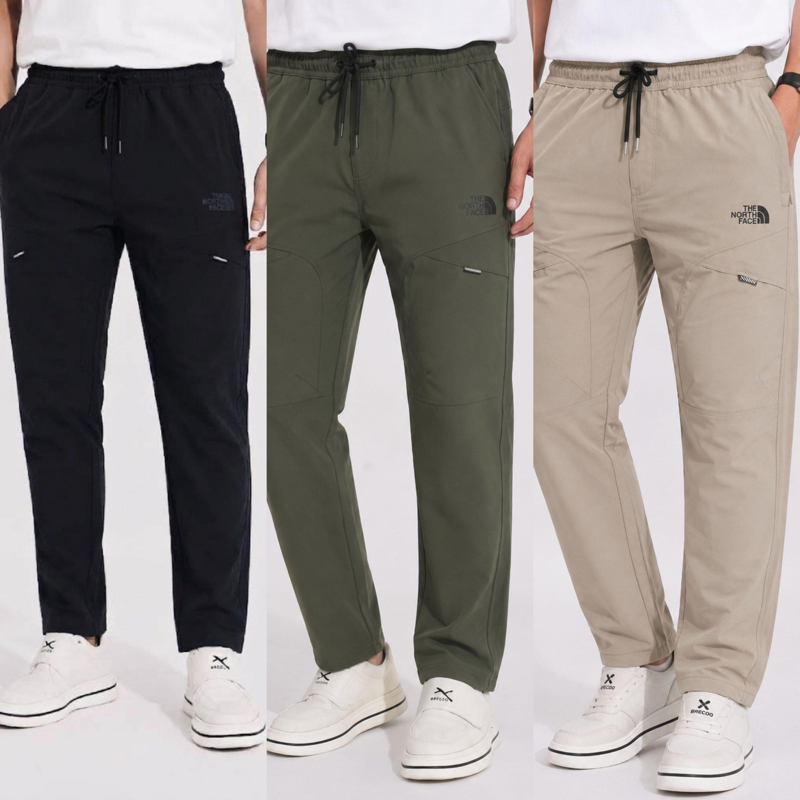 Combo×3The North Face Trousers (Black+Olive+Beige) - Image 1