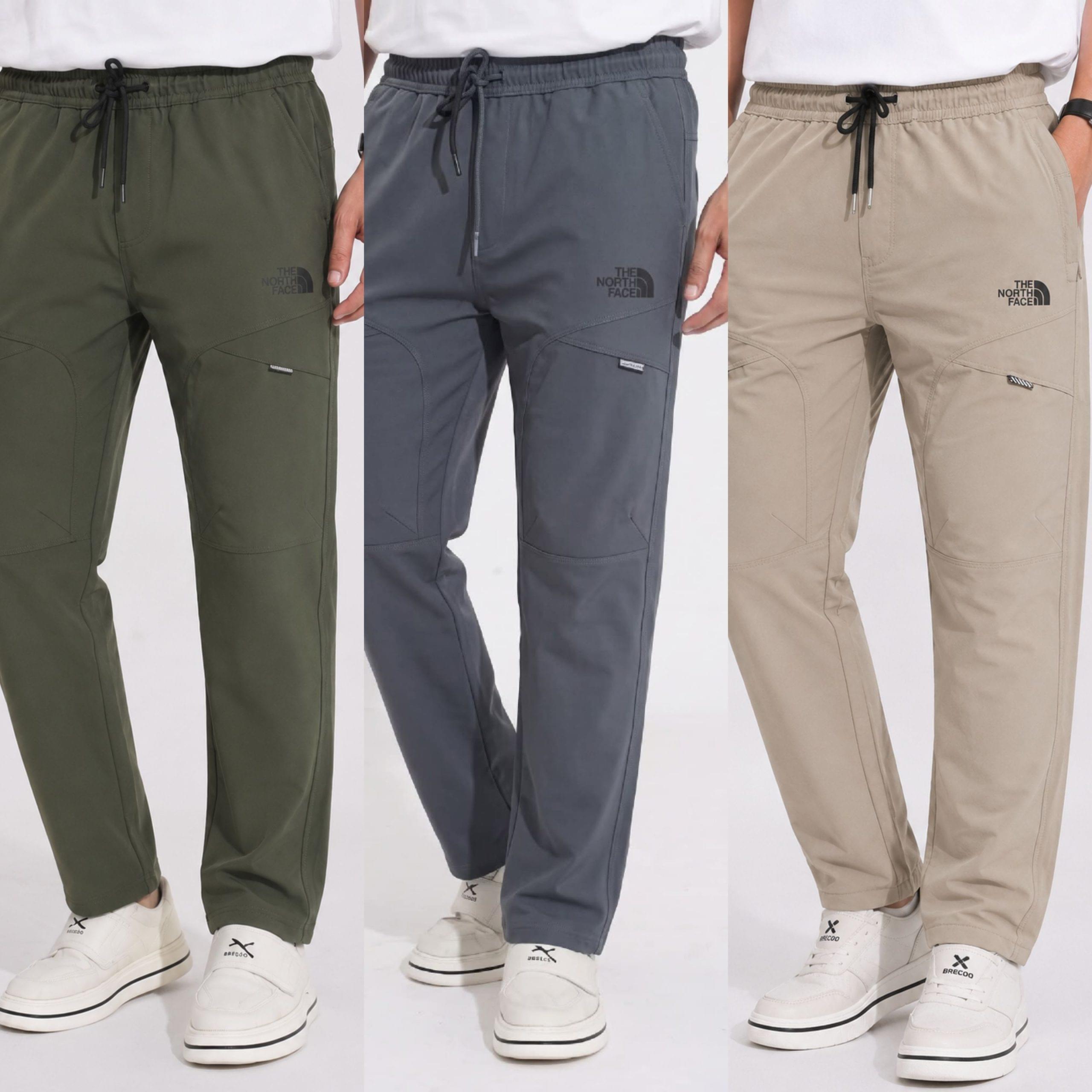 20260923_230238.jpg Combo×3The North Face Trousers (Olive+Ash+Beige) - Image 1