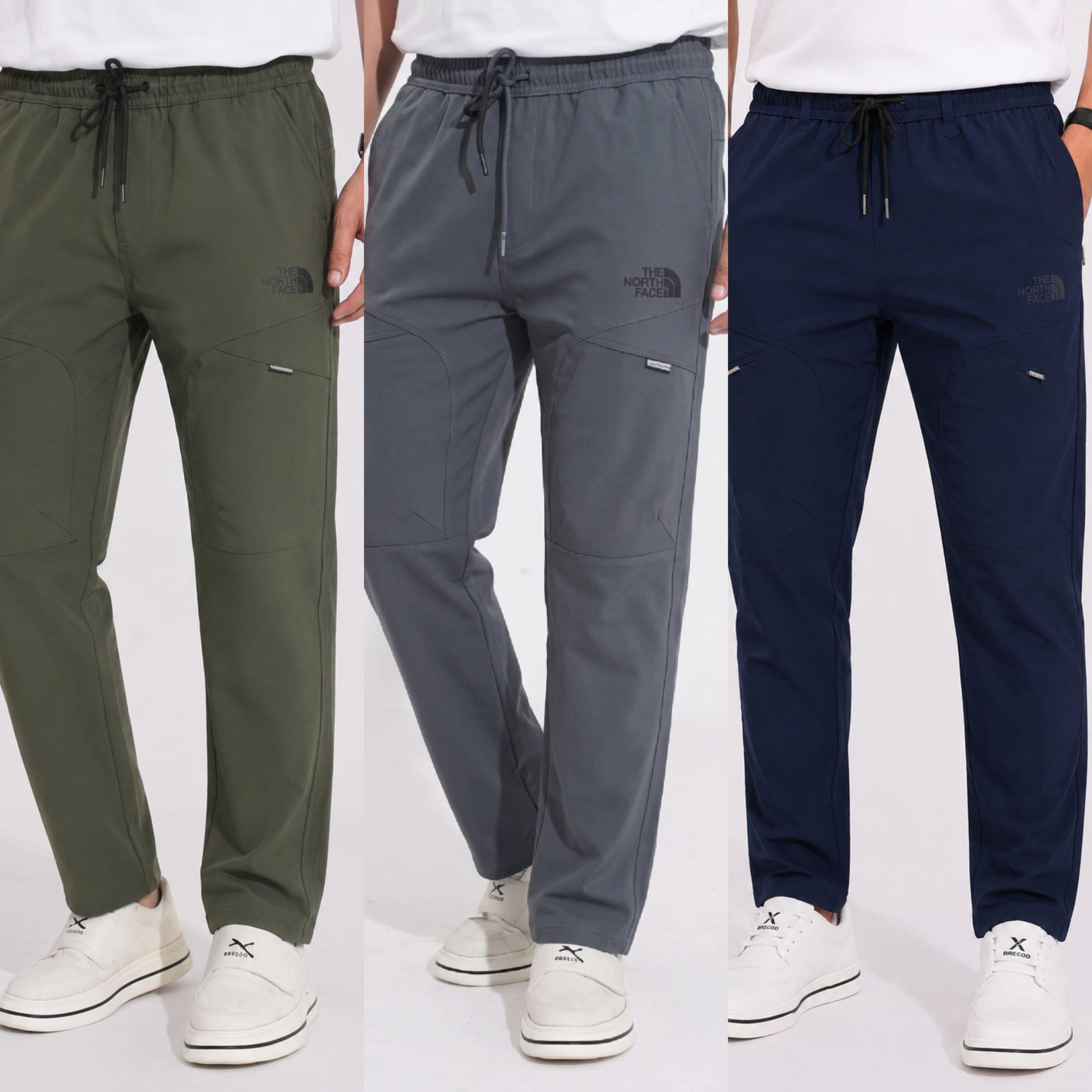 20260923_230308.jpg Combo×3The North Face Trousers (Olive+Ash+Nevy) - Image 1