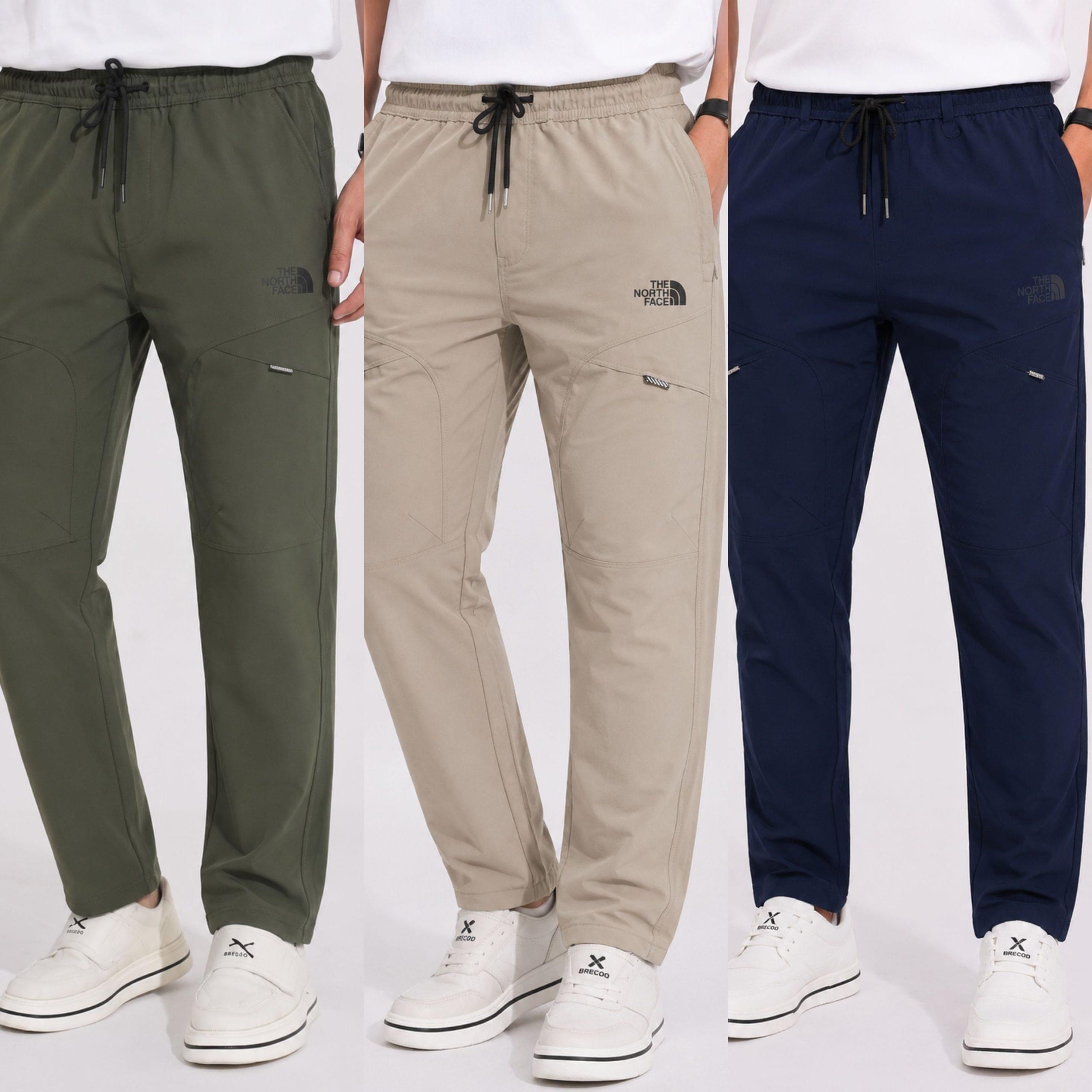 20260923_230318.jpg Combo×3The North Face Trousers (Olive+Beige+Nevy) - Image 1